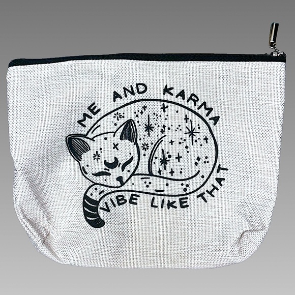 *NWT* TS Midnights/Karma canvas cosmetic bag - Picture 1 of 2